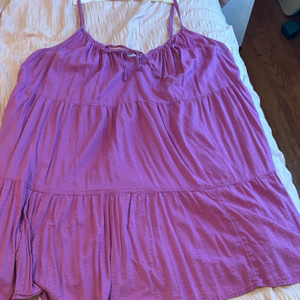 Women's Purple Sleeveless mini dress